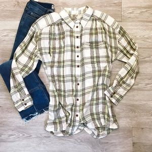 🆕 Free People Paige Linen Button Up